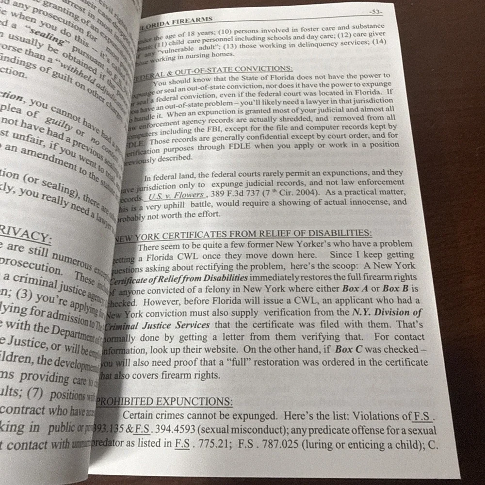 Florida Firearms : Law, Use and Ownership, Eighth Edition by Jon Gutmacher‎